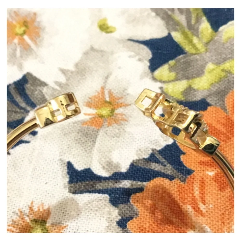 New! Shiny Gold Rhinestone Bracelet
